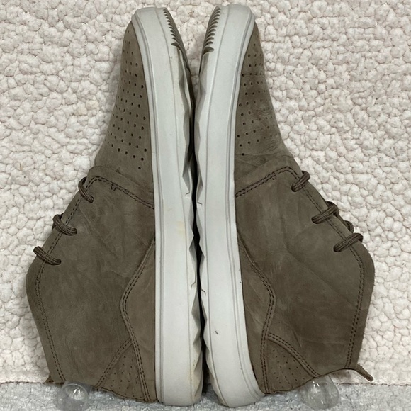 Merrell Pine Bark Leather Mid Top Beige Gray Womens Sneakers Shoes J94334 SZ 6.5 - Picture 6 of 11